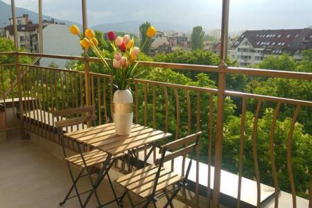 Center Apartment With Amazing View Sofia Exterior foto